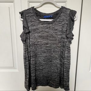 Like New Cutout Shoulder Lightweight Sweater